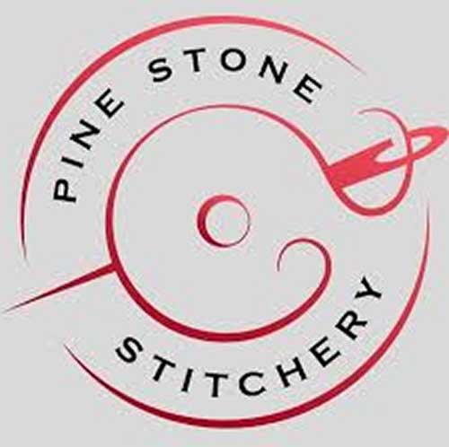 pine stone stitchery