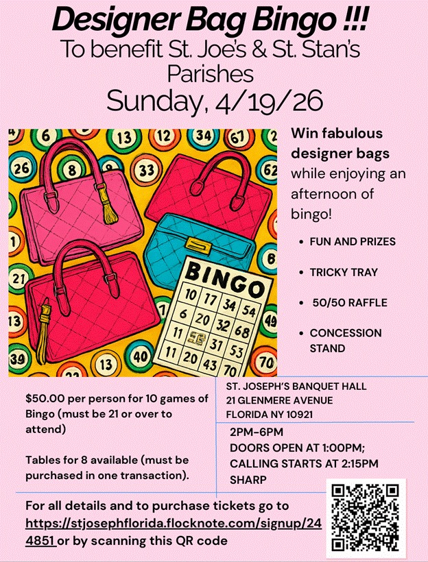 designer Bag Bingo