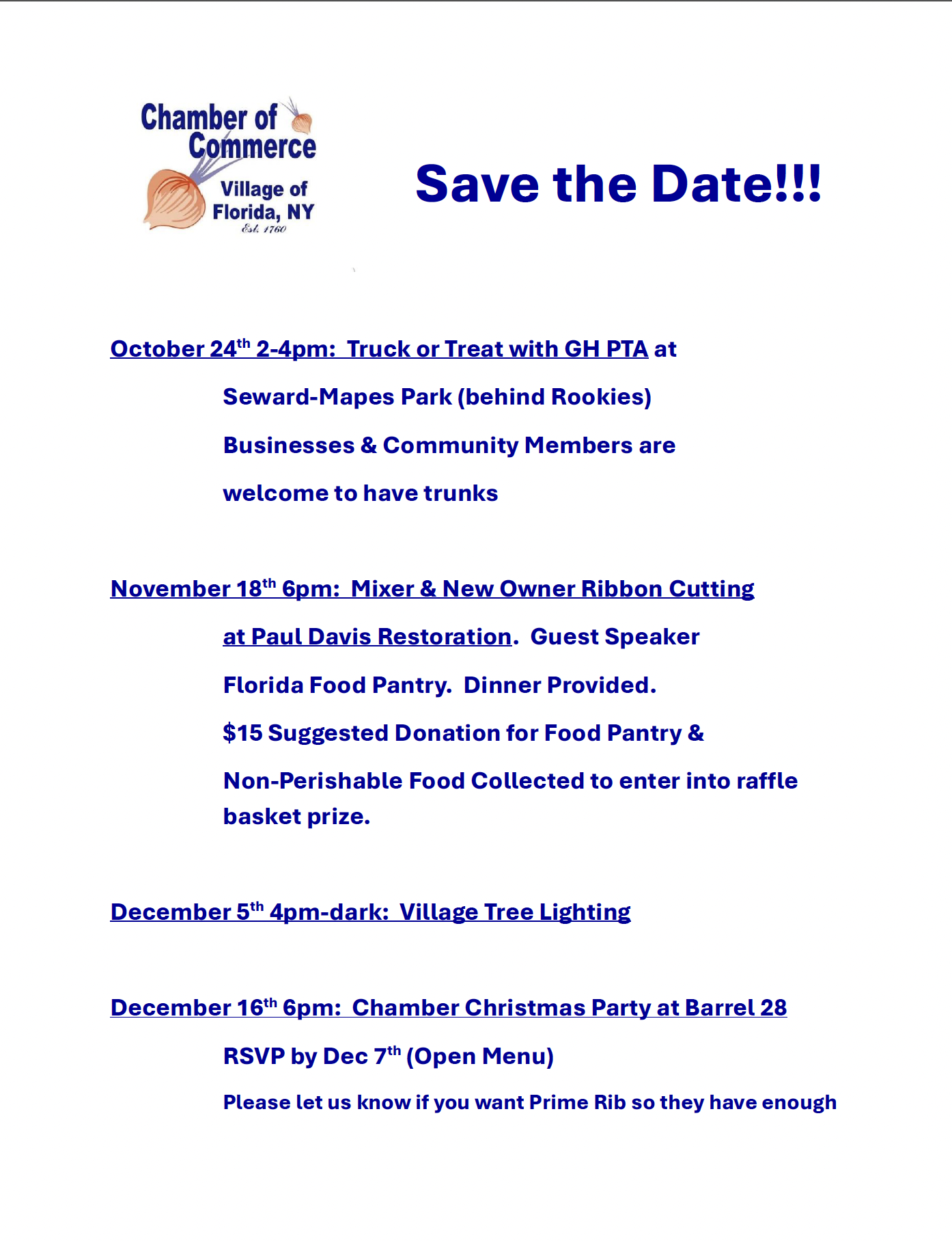 save the date